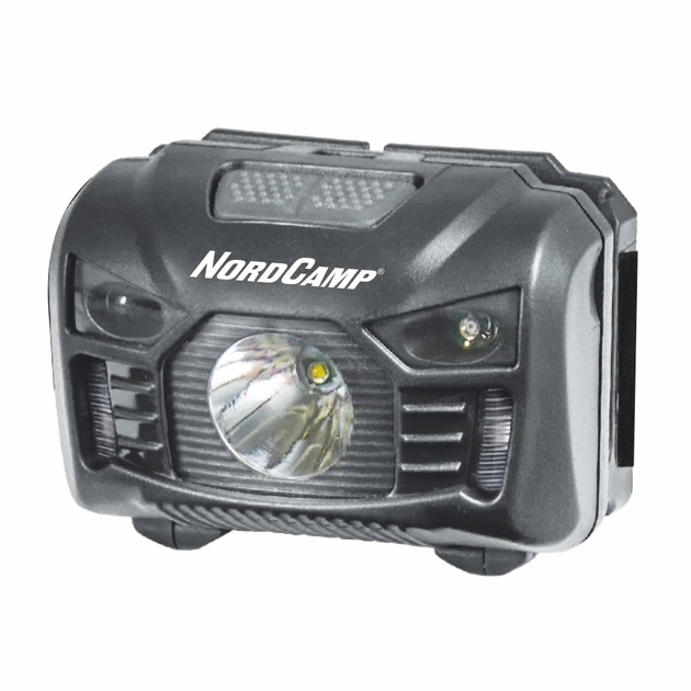 Фонарик налобный (100Lm, 3W LED, 3xAAA, White/Red) NordCamp